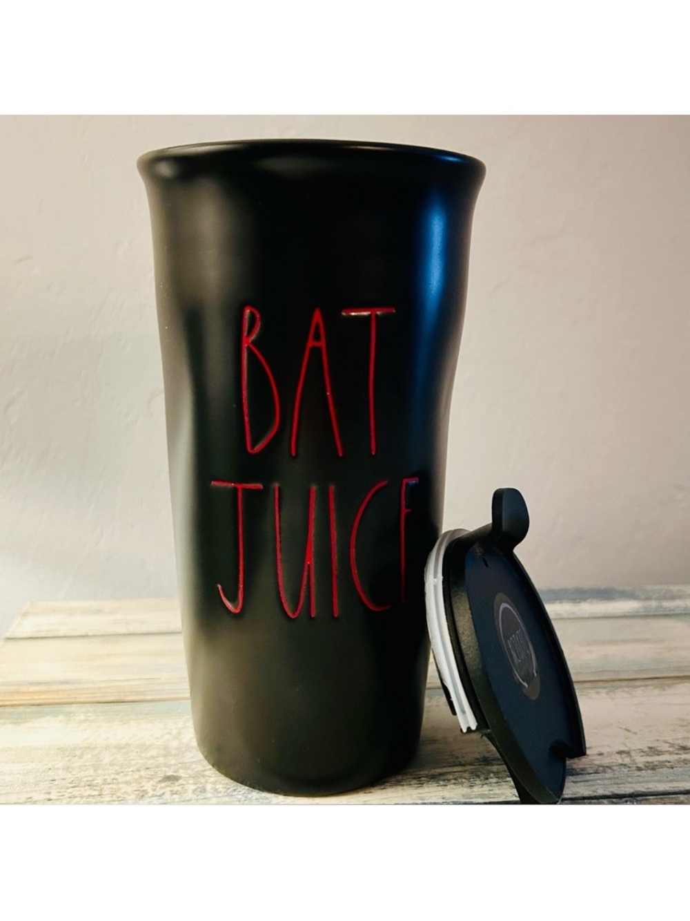 Rae Dunn Travel Mug ‘Bat Juice’